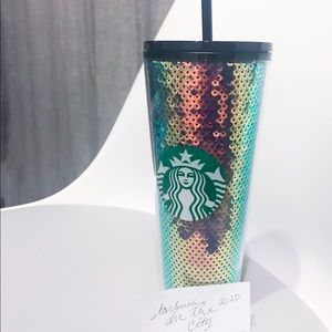 BNWT Starbucks Sequin Tumbler 🖤